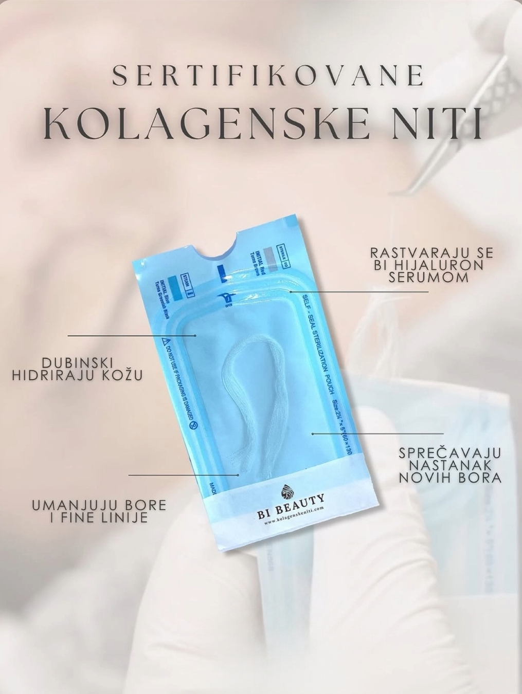 Kolagenske niti - rezultat tretmana